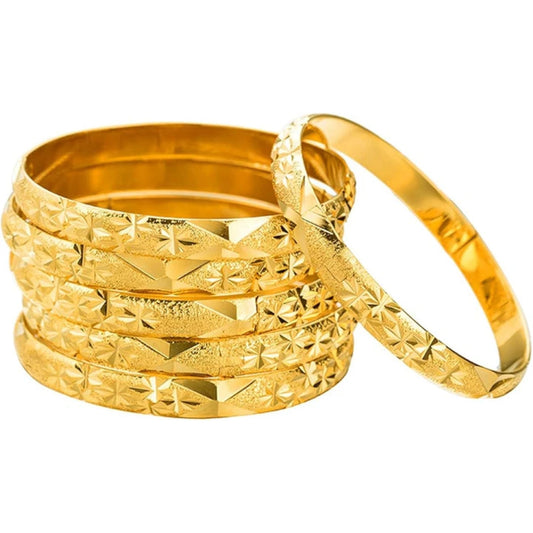 Golden Star Bangle Set