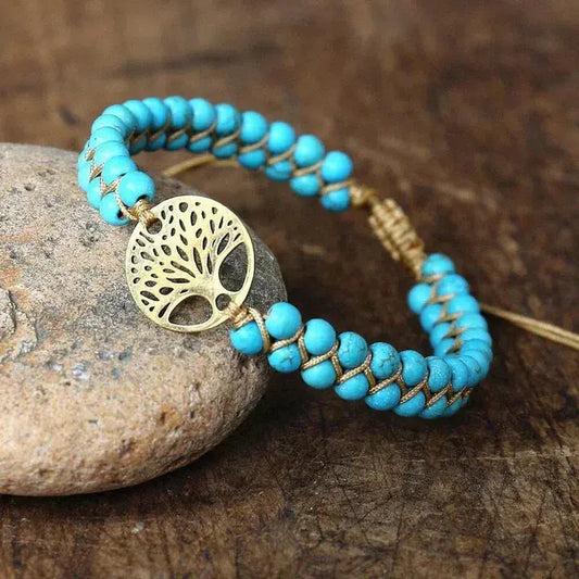 Turquoise Tree Bracelet