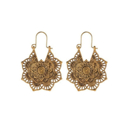 Lotus Symbol Earrings