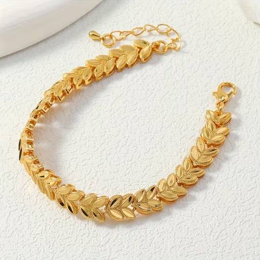 Golden Laurel Bracelet