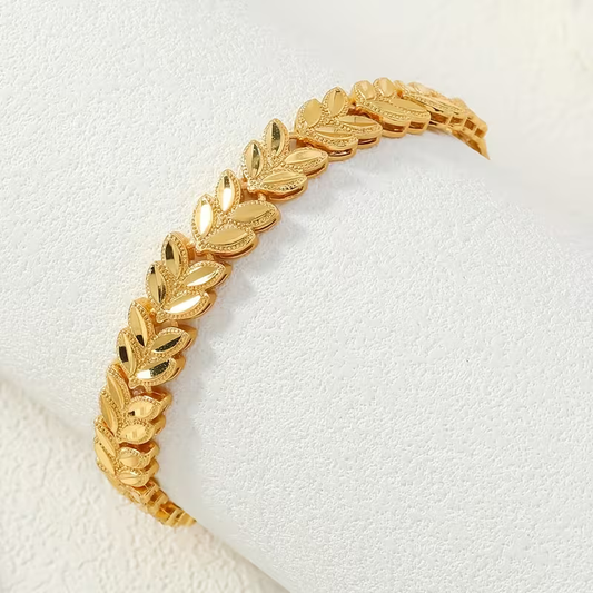 Golden Laurel Bracelet
